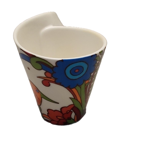 VILLEROY AND  BOCH NEW WAVE ACAPULCO  FLAT  COFFEE CUP - Picture 1 of 5